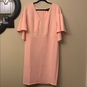 NWT!  Eloquii Ruffle Cape Dress, size 16